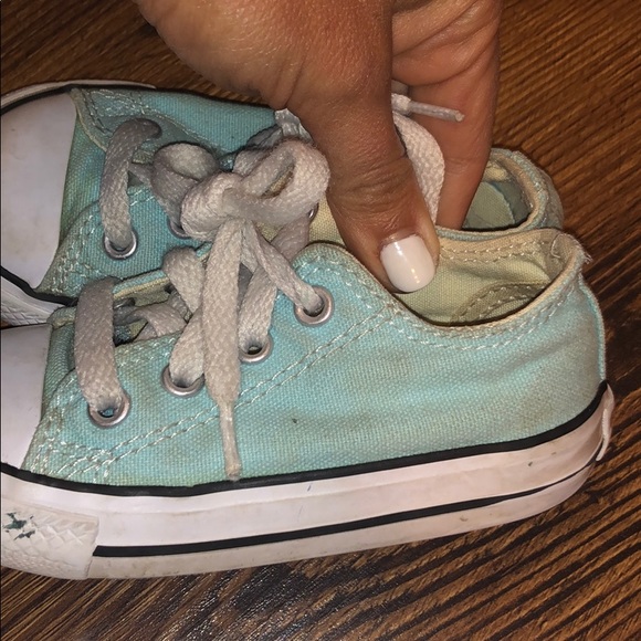 Teal Converse - Picture 4 of 6